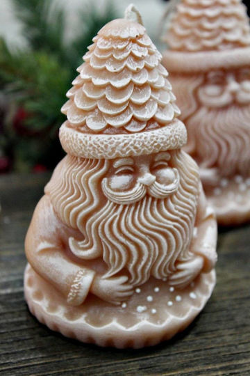 Gerakis The translated Liquid template in German language: Weihnachtskerzen & Kerzenständer Kerze Orange 11x7cm.