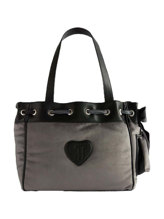 Leather Women's Bag Shoulder Gray