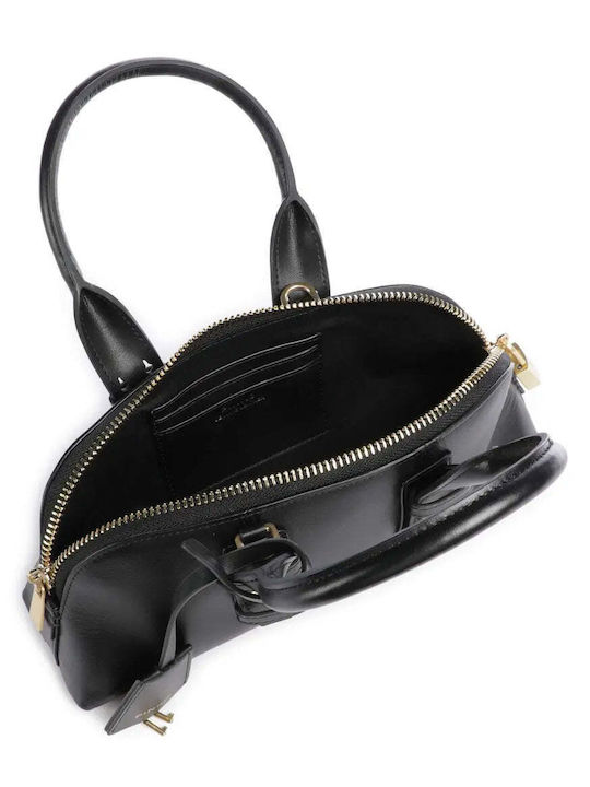 Baguette Leather Women's Bag Shoulder Black