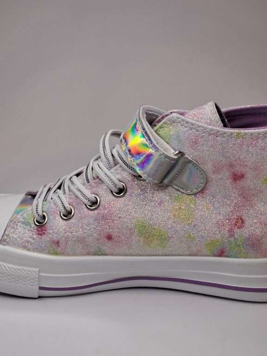 Kids Sneakers High Purple