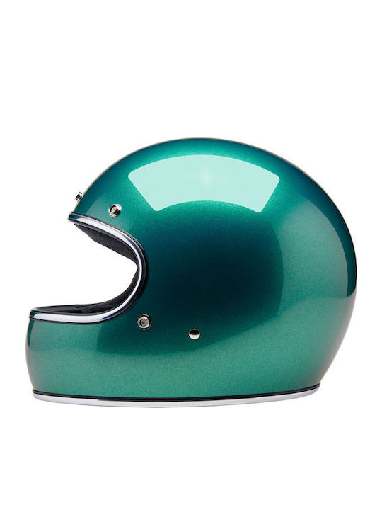 Biltwell Gringo Твърд бял гланц Мотоциклетна каска Full Face DOT / ECE 22.06