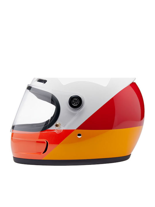 Biltwell Gringo Intersection Warm Motorradhelm Volles Gesicht DOT / ECE 22.06