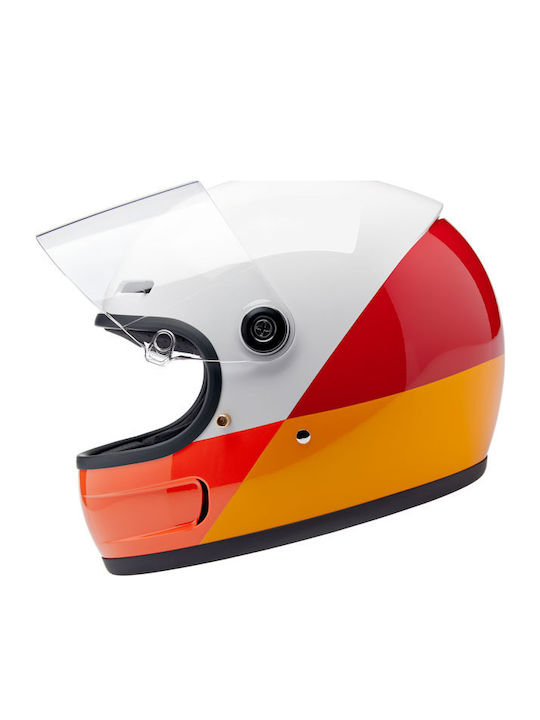 Biltwell Gringo Intersection Warm Motorradhelm Volles Gesicht DOT / ECE 22.06