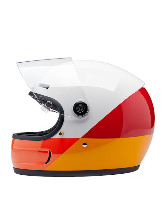 Biltwell Gringo Intersection Warm Motorradhelm Volles Gesicht DOT / ECE 22.06