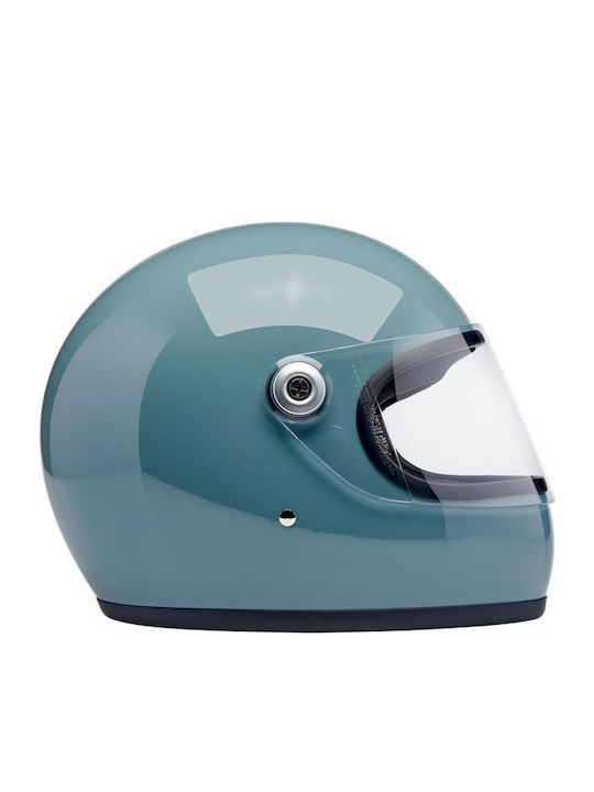 Biltwell Gringo S Agave Blue Gloss Cască Moto Față întreagă DOT / ECE 22.06