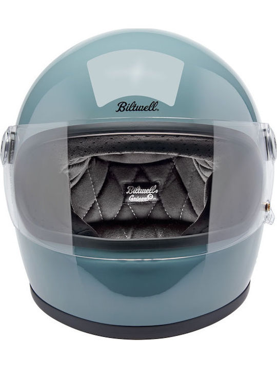 Biltwell Gringo S Agave Blue Gloss Cască Moto Față întreagă DOT / ECE 22.06