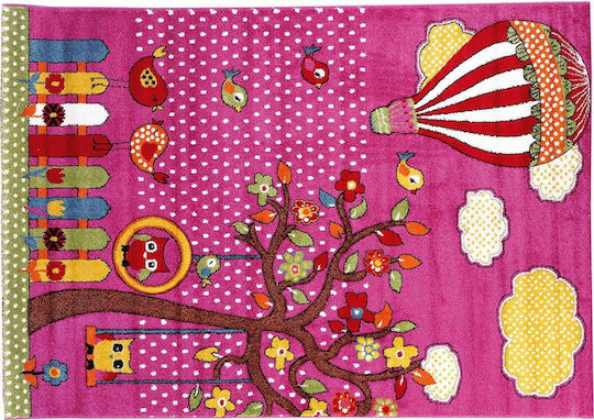 Madi Παιδικό Χαλί Ροζ 133x190cm