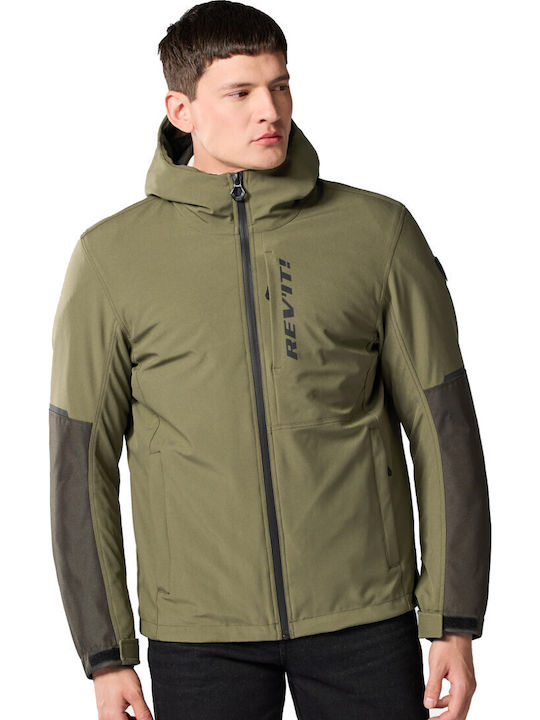 Rev'IT Traffic 2 H2O Men's Motorcycle Jacket Softshell 4 Seasons Waterproof Tarmac
