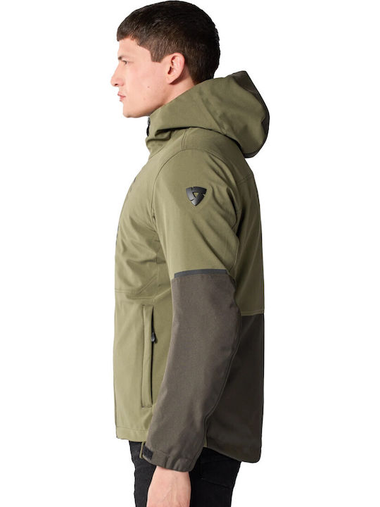 Rev'IT Traffic 2 H2O Men's Motorcycle Jacket Softshell 4 Seasons Waterproof Tarmac