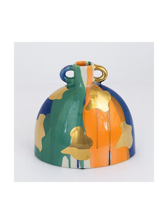 Vază Decorativă Ceramică Verde 20.7x14x21.5cm 1buc