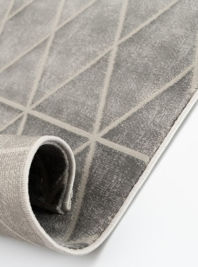 Anatolia Rustic 1578 Teppich Rechteckig Synthetisch,Polyester/Cotton/Leather Grey