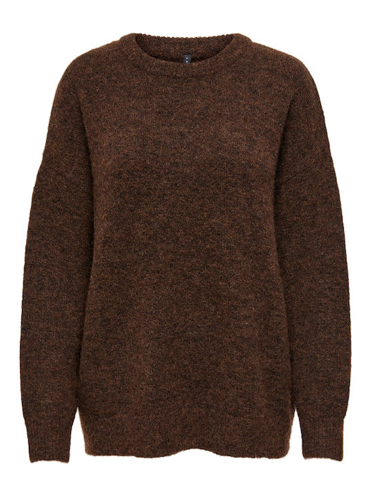 Boxy Damen Pullover Brown