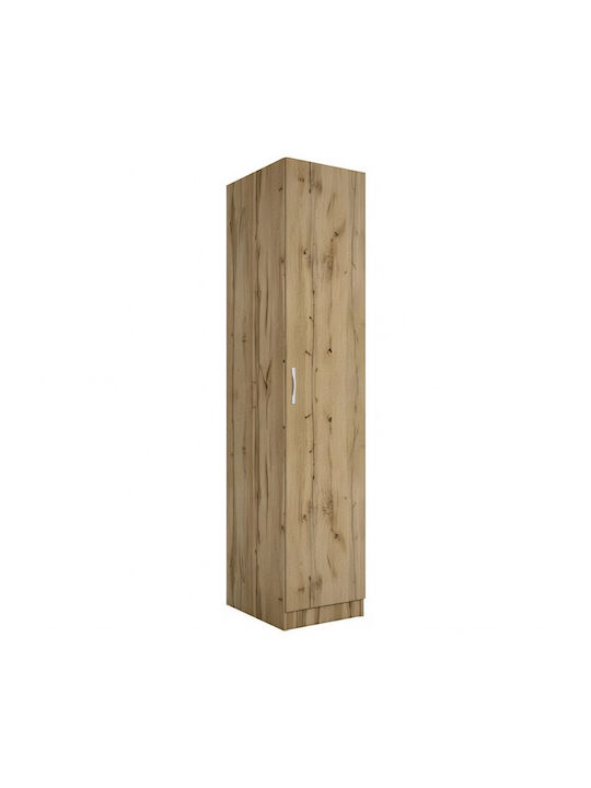 Single Door Wardrobe Margrete Natural 40x40x180cm