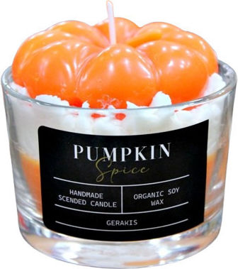 Ароматична Свещ Соев Тиква Чаша Small Ф8,2 X 5,8 Cm Pumkin Spice Ароматична Свещ Соев Тиква Чаша Small Ф8,2 X 5,8 Cm Pumkin Spice