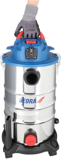 Staubsauger Flüssigkeiten / Feststoffe 1400W mit Edelstahl Behälter 30Es