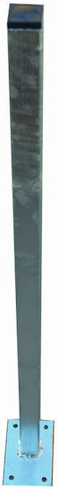 Showood Träger für Gartenzaun aus Metall 4x4x80cm 1Stück