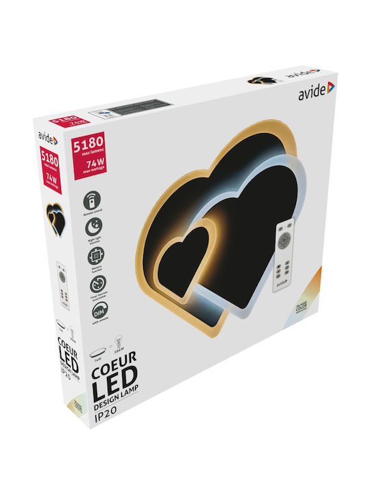 Avide Plafonieră 55buc LED