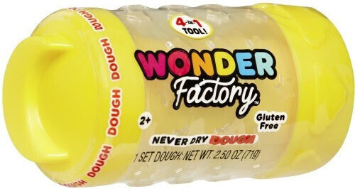 Mga Entertainment Wonder Factory Never Dry Modelling Dough Single Yellow 5