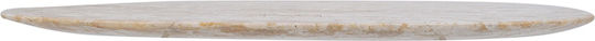 Artekko Marble Decorative Platter Beige 30x17x1cm Artekko Marble Decorative Platter Beige 30x17x1cm