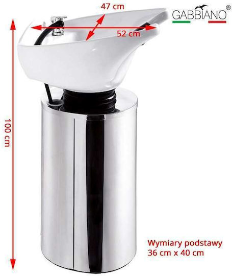Friseursalons Waschbecken Stationär M100xP100xH100cm