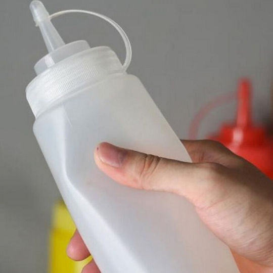 GTSA Kitchen Squeeze Transparent Bottle 1065.6ml 10 pcs