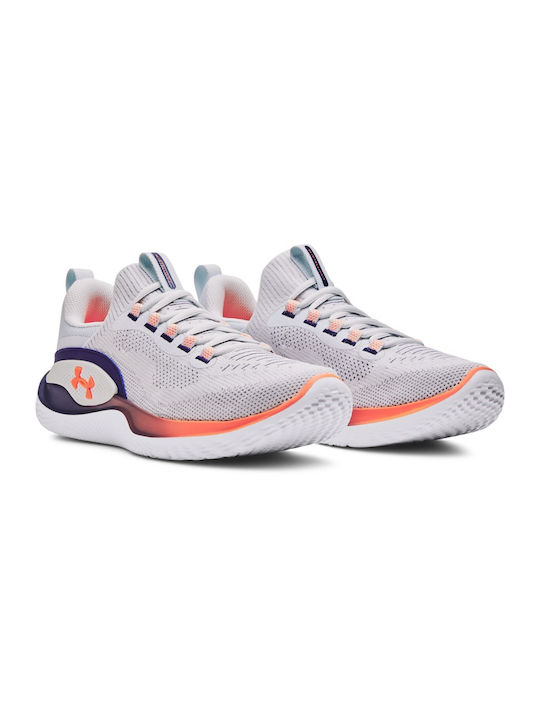 Under Armour Flow Dynamic Ανδρικά Training Gray Mist / Sonar Blue / Orange Blast