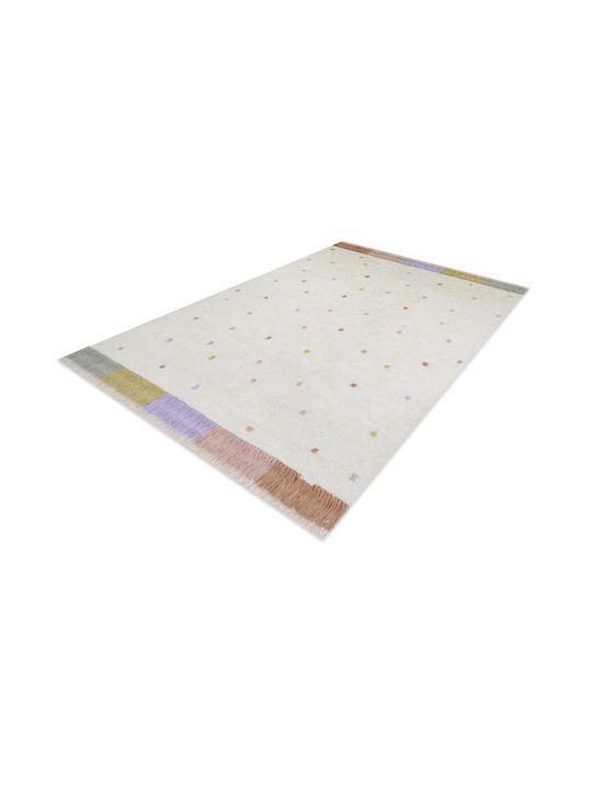 Bekas Carpets Joy Steps 1-iag-3566 Rug Rectangular Cotton Ecru
