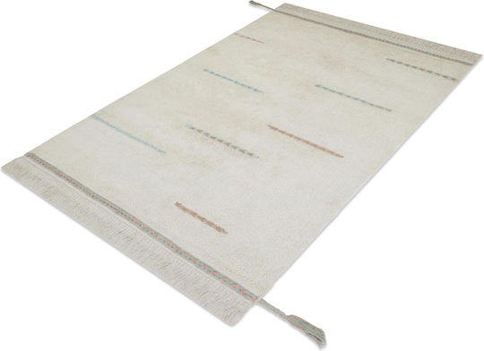 Bekas Carpets Joy Steps 1-iag-3556 Килим Правоъгълена Памук Екрю