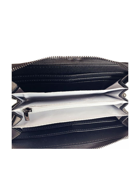 Large Women's Wallet Cards Black