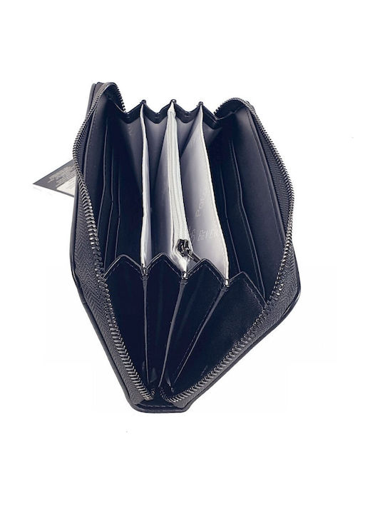 Large Women's Wallet Cards Black
