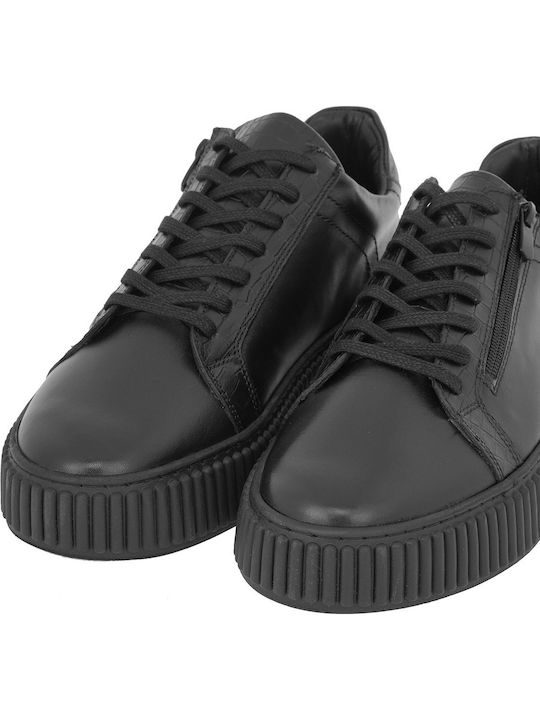 Sneakers Black Leather