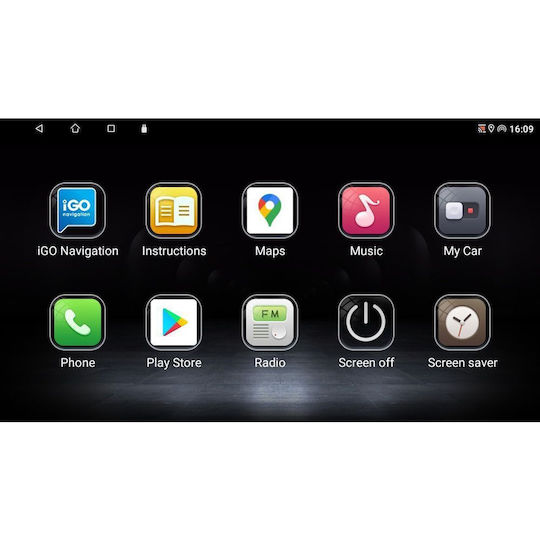 Lenovo Car Audio System for Kia Niro 2017-2021 (Bluetooth/USB/WiFi/GPS/Apple-Carplay/Android-Auto) with Touch Screen 9"