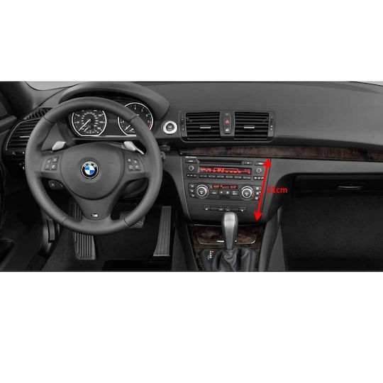 Lenovo Ηχοσύστημα Αυτοκινήτου για BMW Σειρά 1 2004-2013 με A/C (Bluetooth/USB/WiFi/GPS/Apple-Carplay/Android-Auto) με Οθόνη Αφής 9"