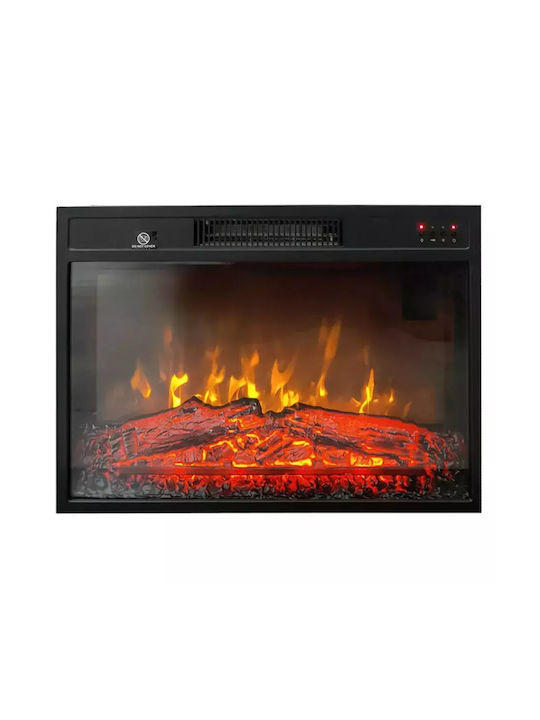 Electric Sun Boden Elektrischer Kamin 1800W Schwarz