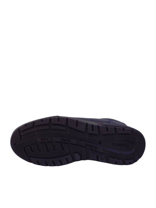 Ανδρικά Sneakers Μπλε Δέρμα