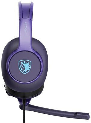 Sades Upower Über Ohr Gaming-Headset mit Konnektivität 3,5 mm Lila für PC