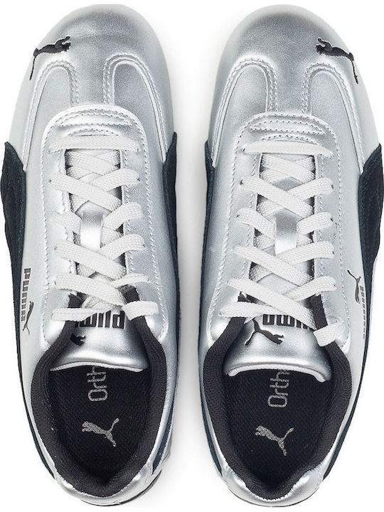 Speedcat Metallic Sneakers Silver