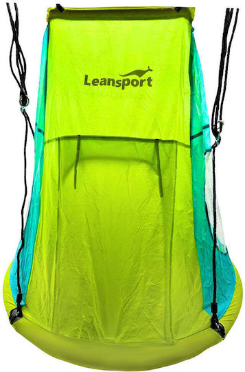 Lean Toys Κούνια Φωλιά Διπλή 123x123x123εκ. Πράσινη