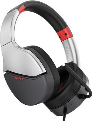 Sades Spower Over Ear Gaming Headset με σύνδεση 3.5mm Λευκό for Nintendo Switch / PC / PS4 / PS5 / XBOX