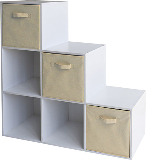 Regal Wandhalterung Weiß 91x30x91cm