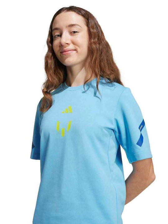 Παιδικό T-shirt Semi Blue Burst Messi