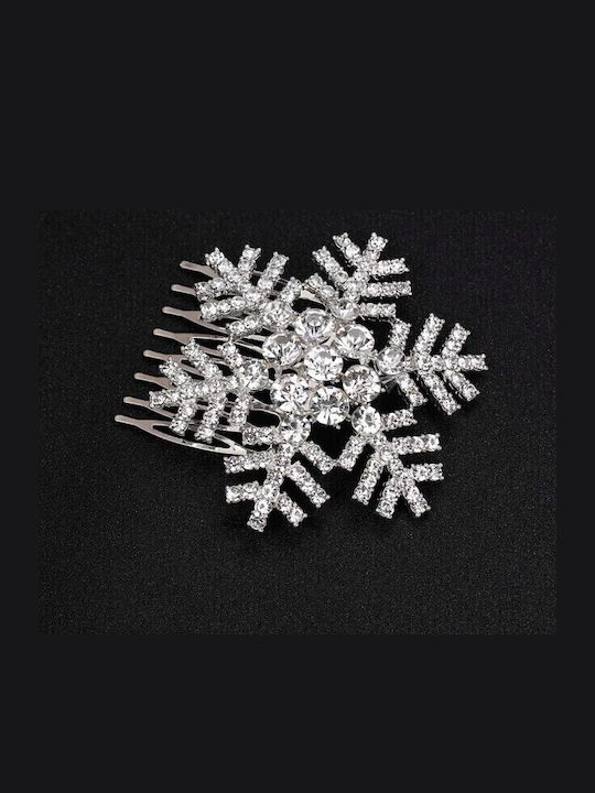 ''snowflake" Μοναδικό Χτενάκι Σχήμα Νιφάδας Χιονιού Ιδανικό Νύφες Του Χειμώνα