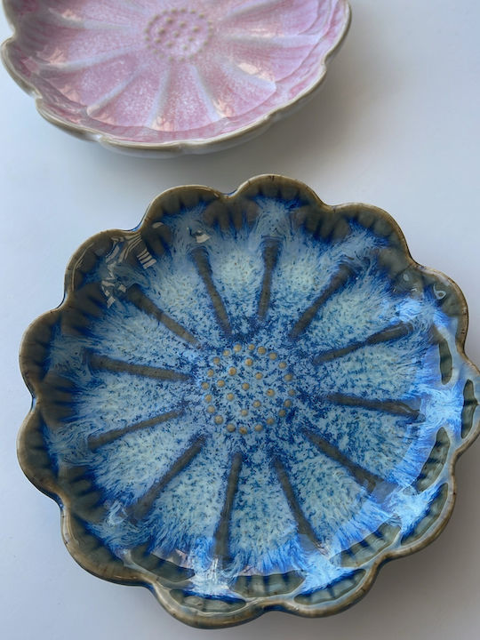 Ceramic Ring Dish Blue-Emerald Shades