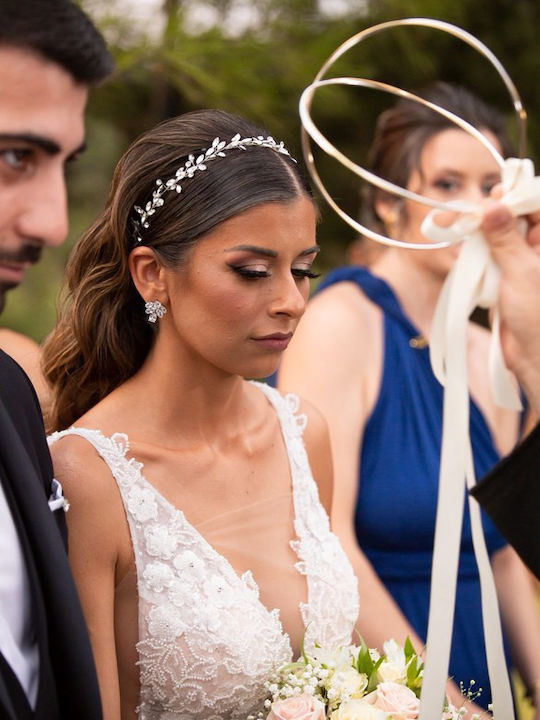 «liza» Κορδέλα Κρύσταλλα Ιδανική Πλέξιμο Στα Μαλλιά Μήκος 50cm