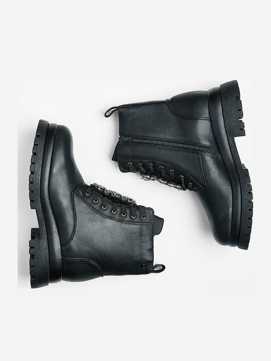 Ghete Dama Chelsea De Piele Negre