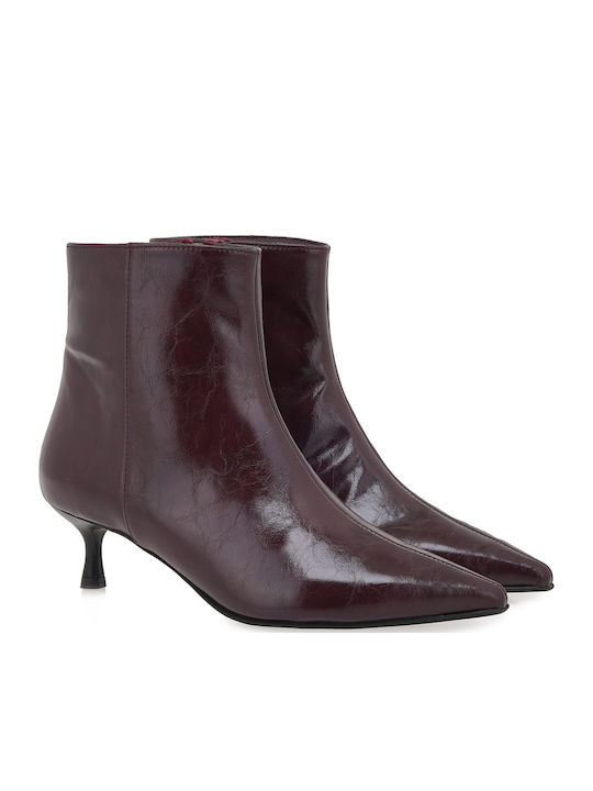 Tsakiris Mallas Women's Ankle Boots Burgundy V31008203E81