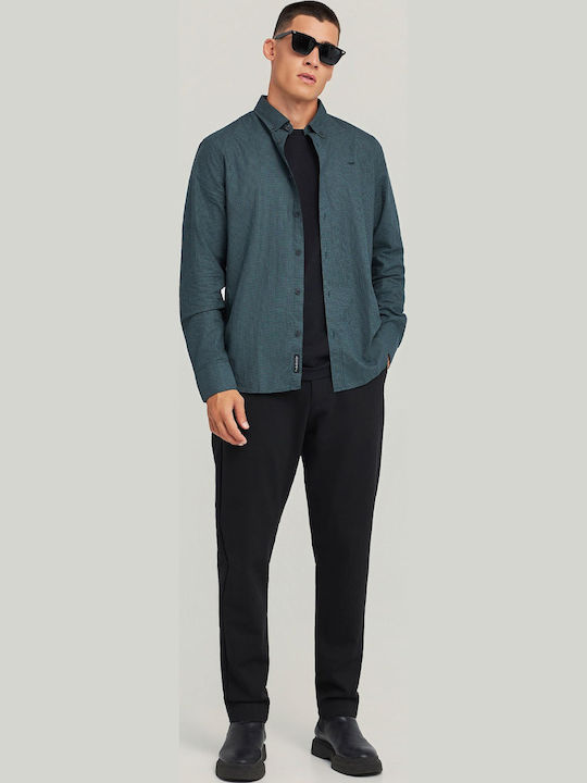 Hose Chino in Lockere Passform Schwarz