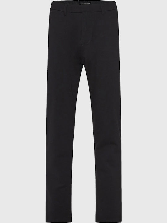 Hose Chino in Lockere Passform Schwarz