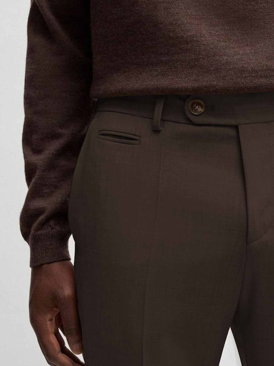 Boss Kaiton Kaiton Herrenhosen Slim Fit Dunkelbraun Boss Kaiton Kaiton Herrenhosen Slim Fit Dunkelbraun