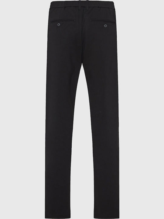 Hose Chino in Lockere Passform Schwarz